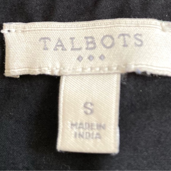 TALBOTS Sleeveless Mediterranean Bohemian Inspired Tank Layering Top Small - Picture 10 of 13